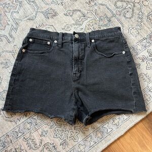 Madewell Denim Shorts in black